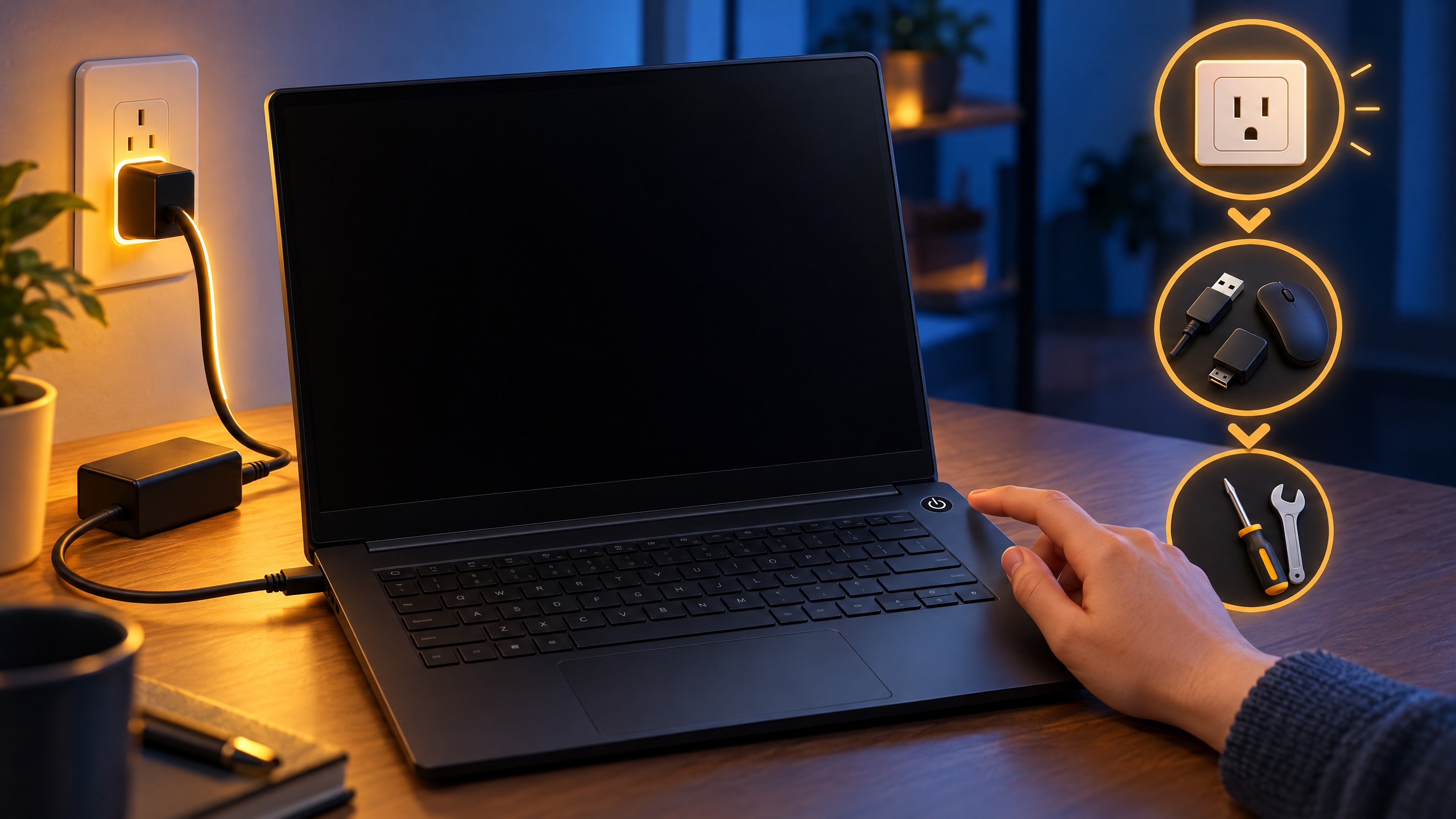 Cara Mengatasi Laptop Tidak Mau Menyala